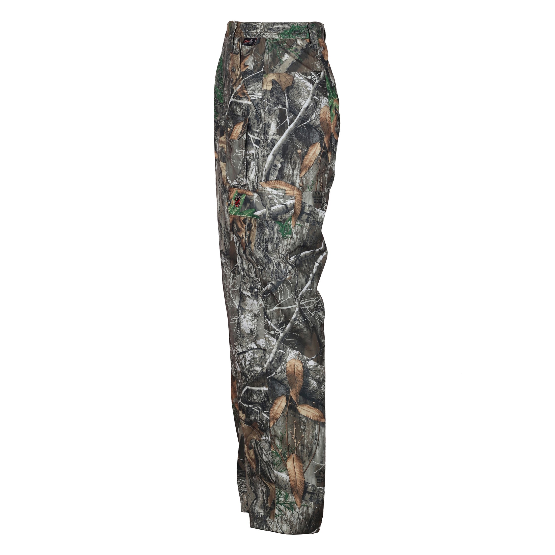 gamehide ElimiTick Tactical Style Eight Pocket Field Pant side (realtree edge)