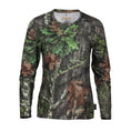 Load image into Gallery viewer, gamehide elimitick womens long sleeve shirt front view (mossy oak obsession)
