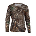Load image into Gallery viewer, gamehide elimitick womens long sleeve shirt front view (realtree edge)
