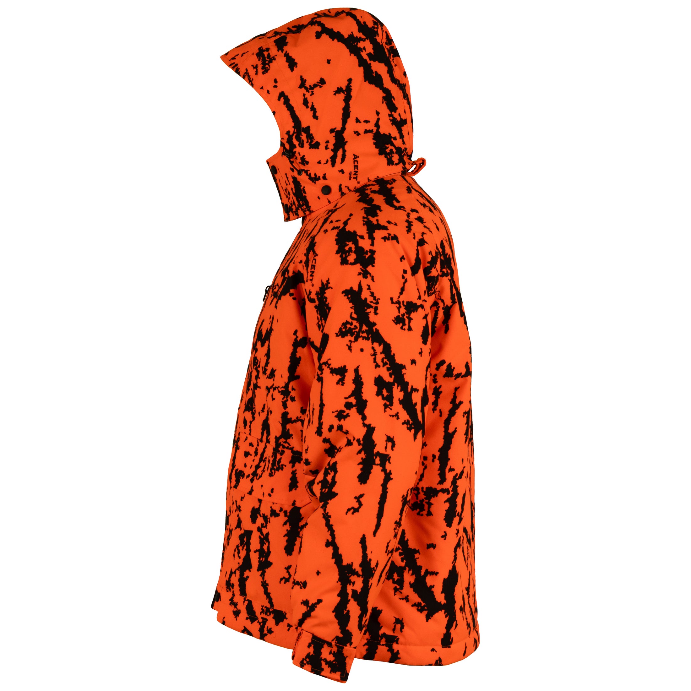 Gamehide deer hunter parka - side view (acent ignis)