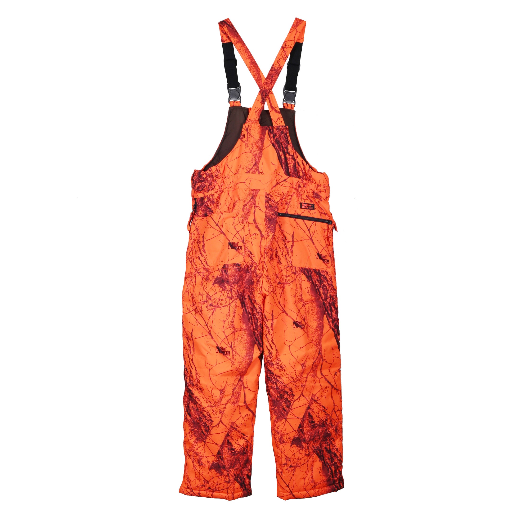 gamehide Deerhunter Bib back (naked north blaze orange camo)