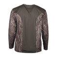 Load image into Gallery viewer, gamehide rapid wick long sleeve tee back view (mossy oak new bottomland)

