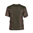 Load image into Gallery viewer, gamehide rapid wick short sleeve tee back view (mossy oak new bottomland)

