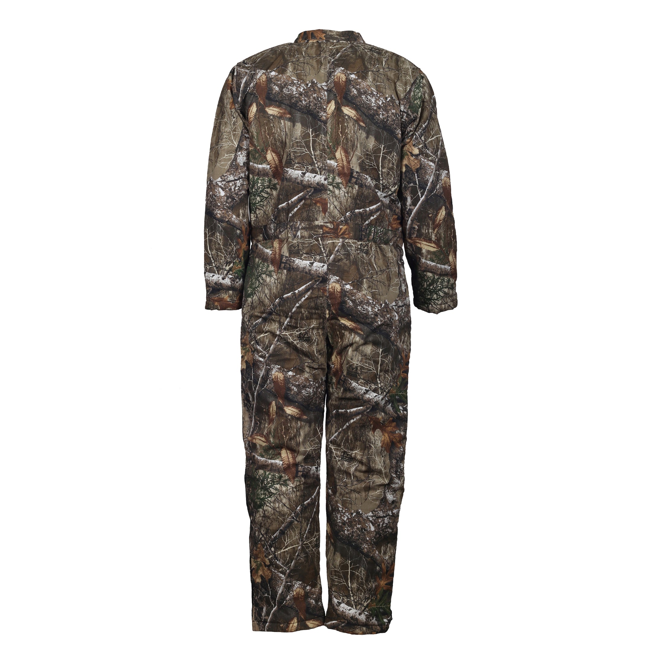 gamehide youth tundra coveralls back view (realtree edge)