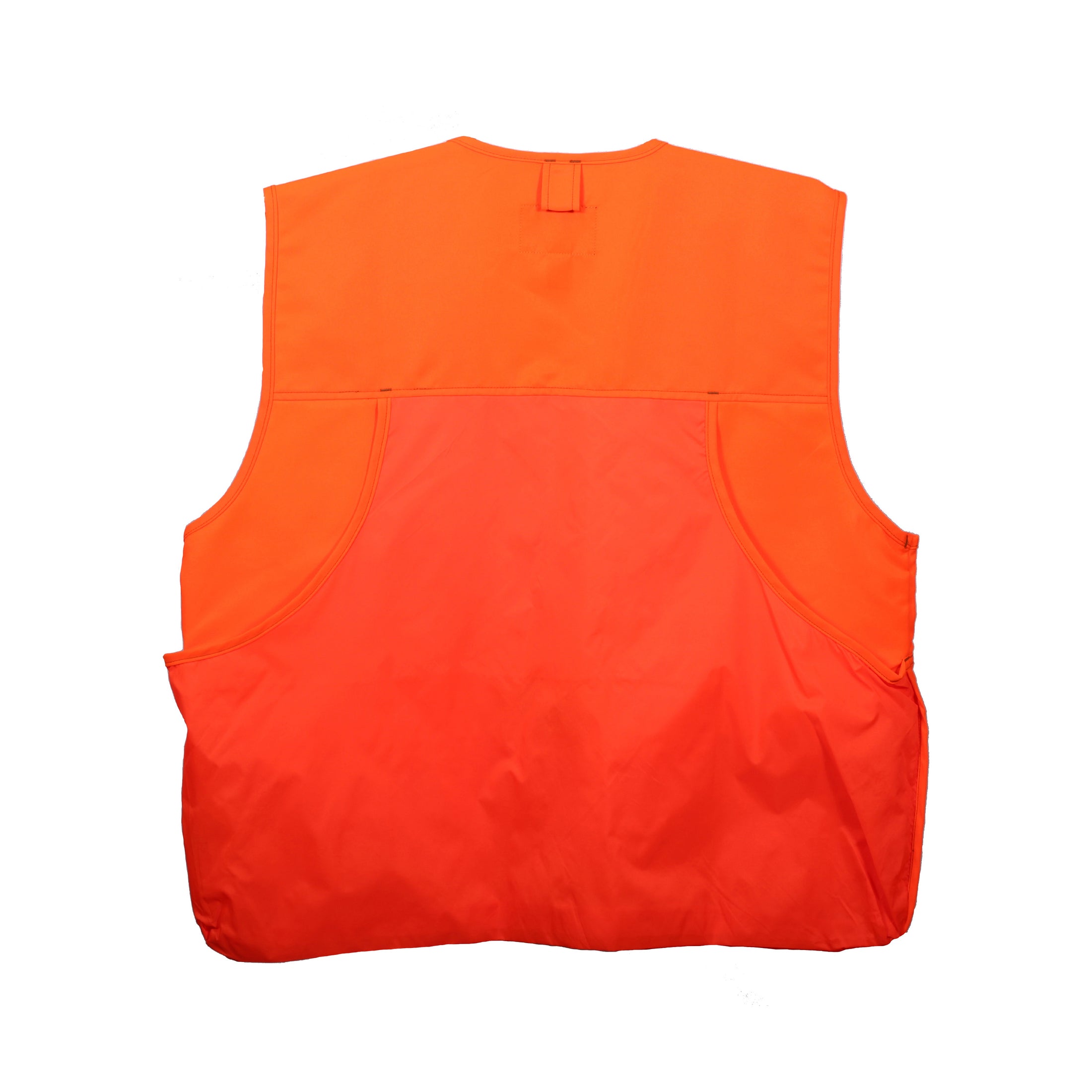 gamehide youth front loader vest back view (blaze orange)