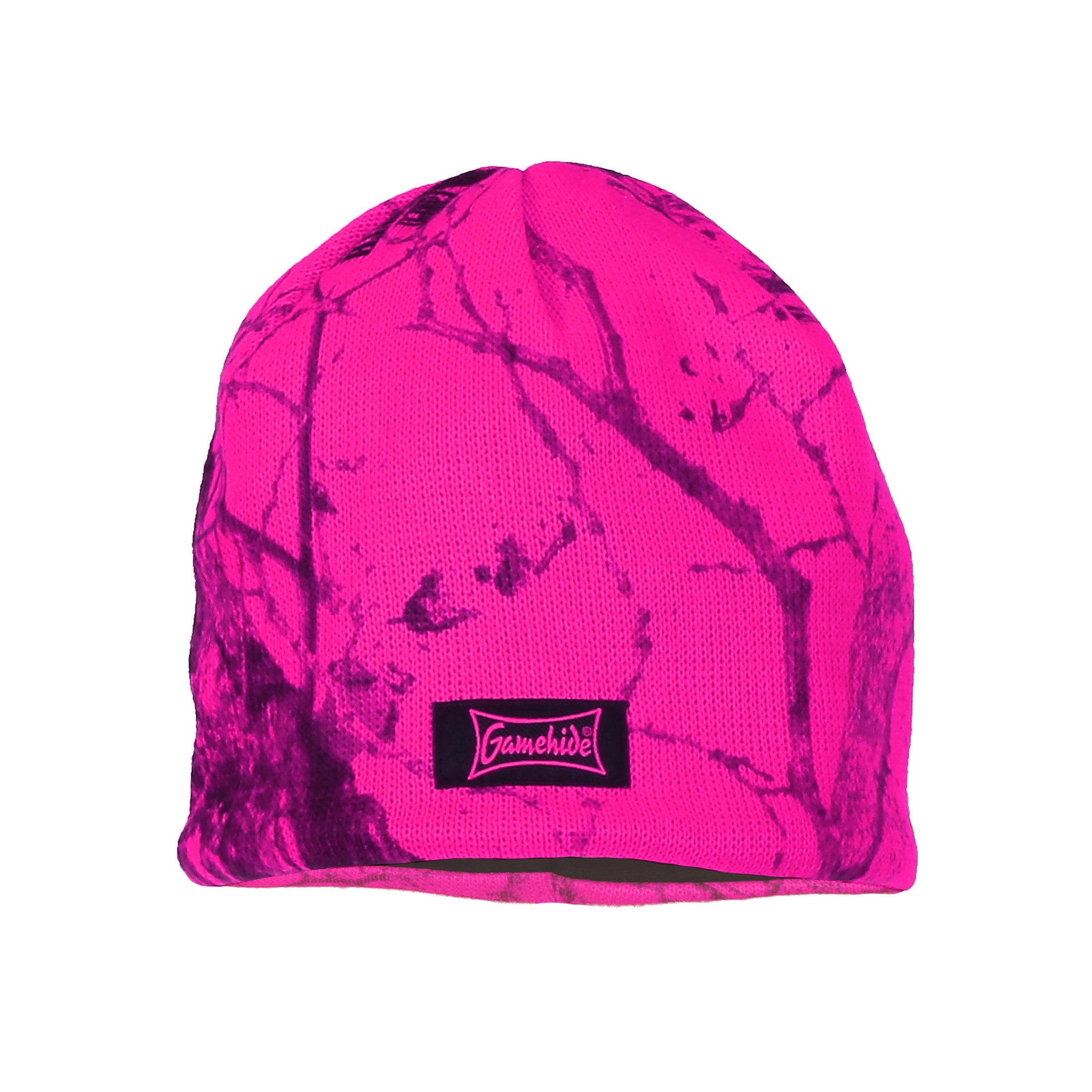 gamehide youth skulll cap (naked north blaze pink camo)
