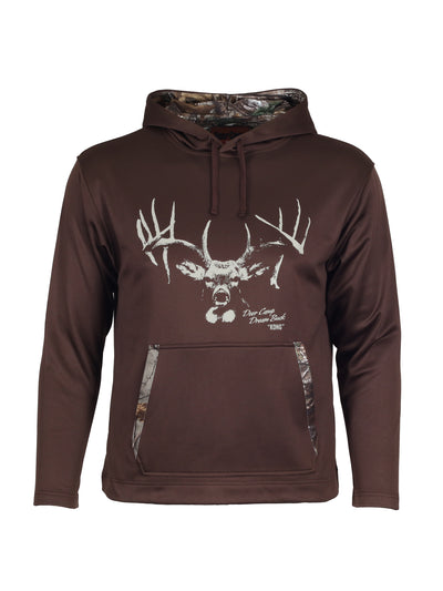 Dream buck hoodie in realtree camo accents - kong